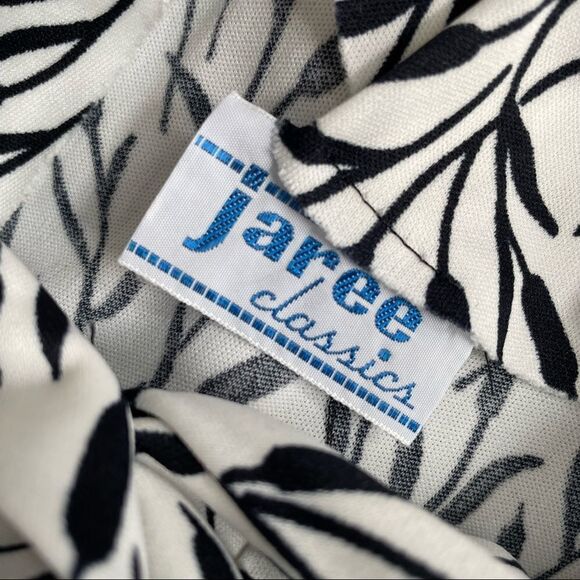 Vintage 70s Cattail Print House Dress Volup XL 1X - Picture 7 of 9